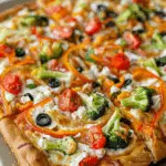 Easy Homemade Vegetable Pizza Recipe: Fresh, Colorful, and Flavor-Packed