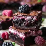 Blackberry Cheesecake Brownies