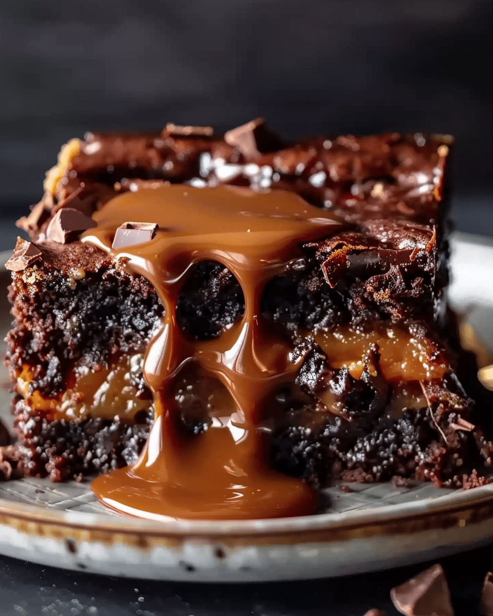 Chocolate Caramel Dump Cake