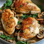 Mushroom Stuffed Chicken Breast