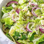 5-Minute Lemon Parmesan Lettuce Salad