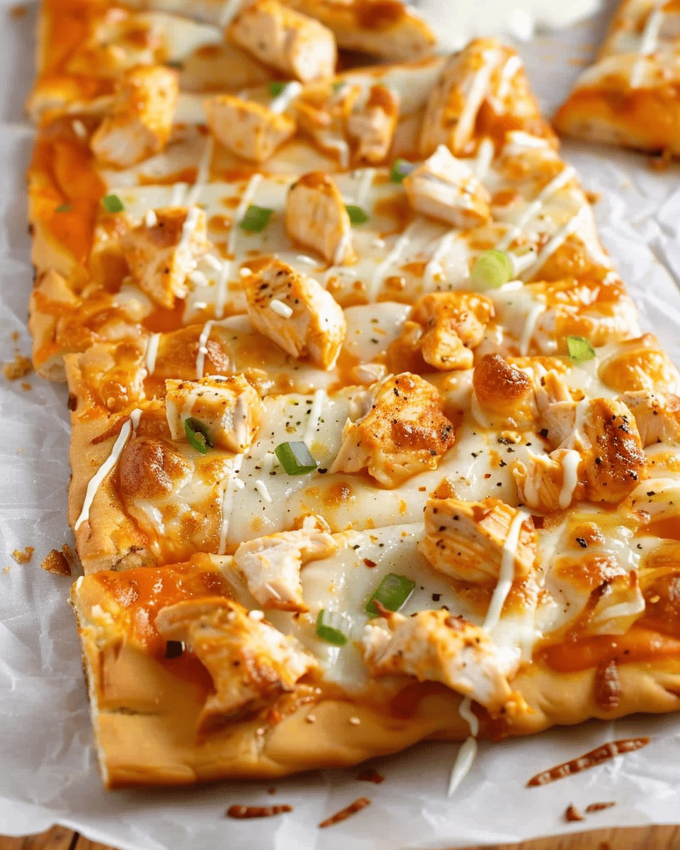 Buffalo Chicken Flatbread: Bold, Cheesy, and Ready in Minutes