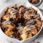 Chocolate Croissant Breakfast Bake