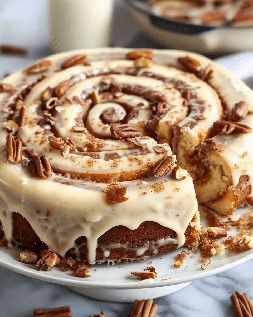 Cinnamon Roll Cake