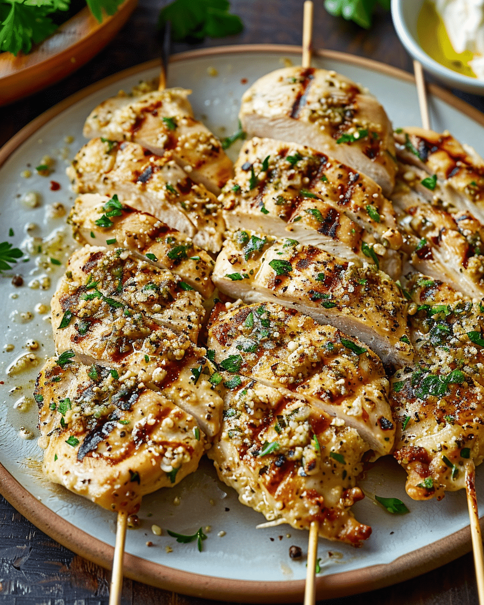 Garlic Parmesan Grilled Chicken