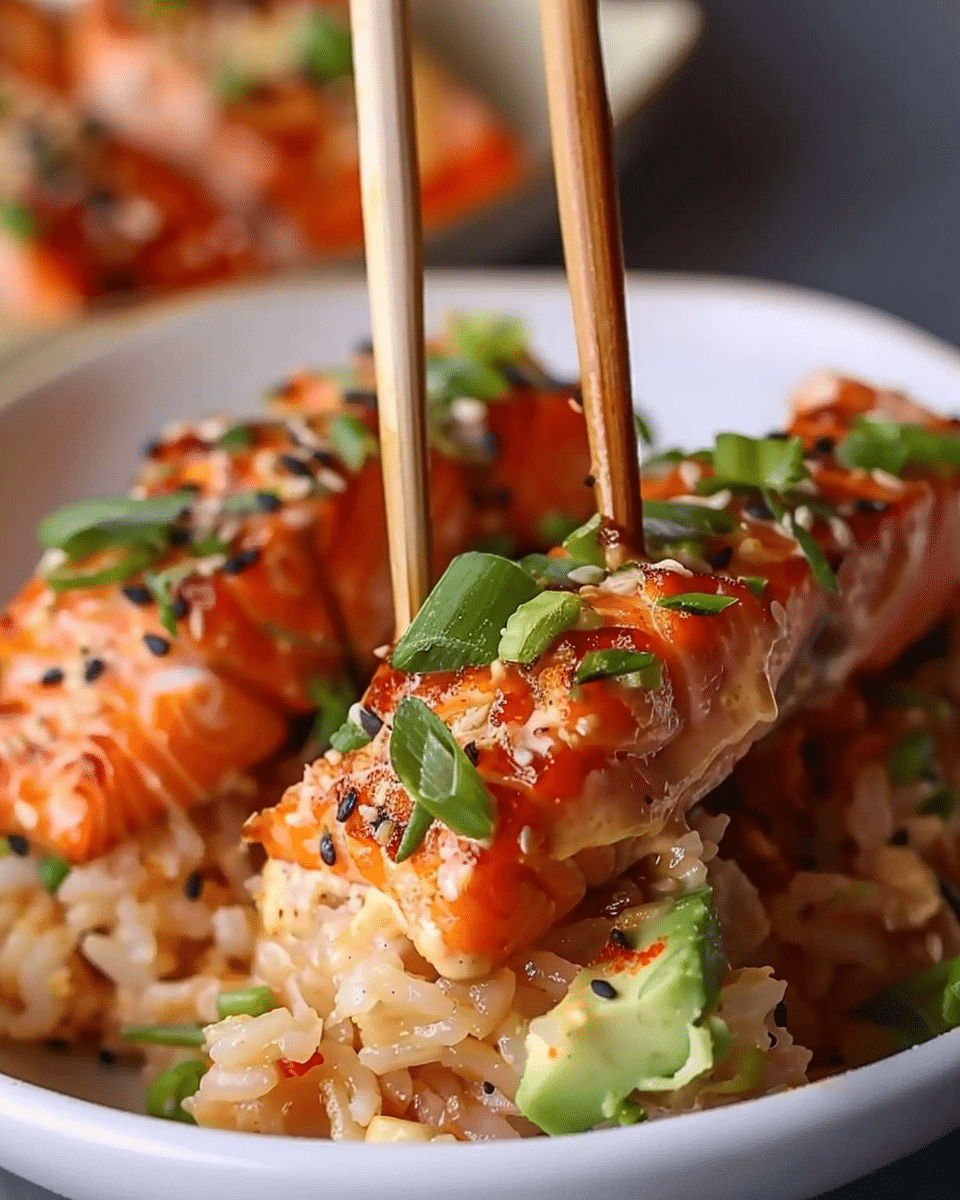 Salmon Crispy Rice