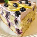 Blueberry Lemonade Buttermilk Cake