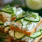 Creamy Cucumber Tea Sandwiches: A Light and Elegant Classic