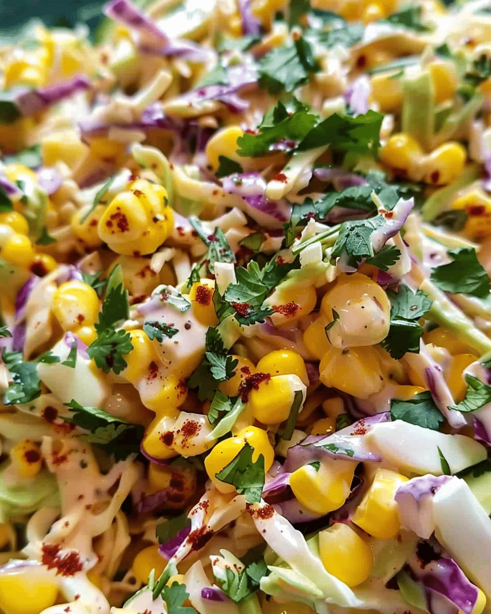 Mexican Street Corn Coleslaw
