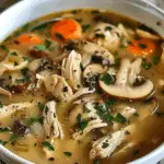 Rotisserie Chicken Mushroom Soup