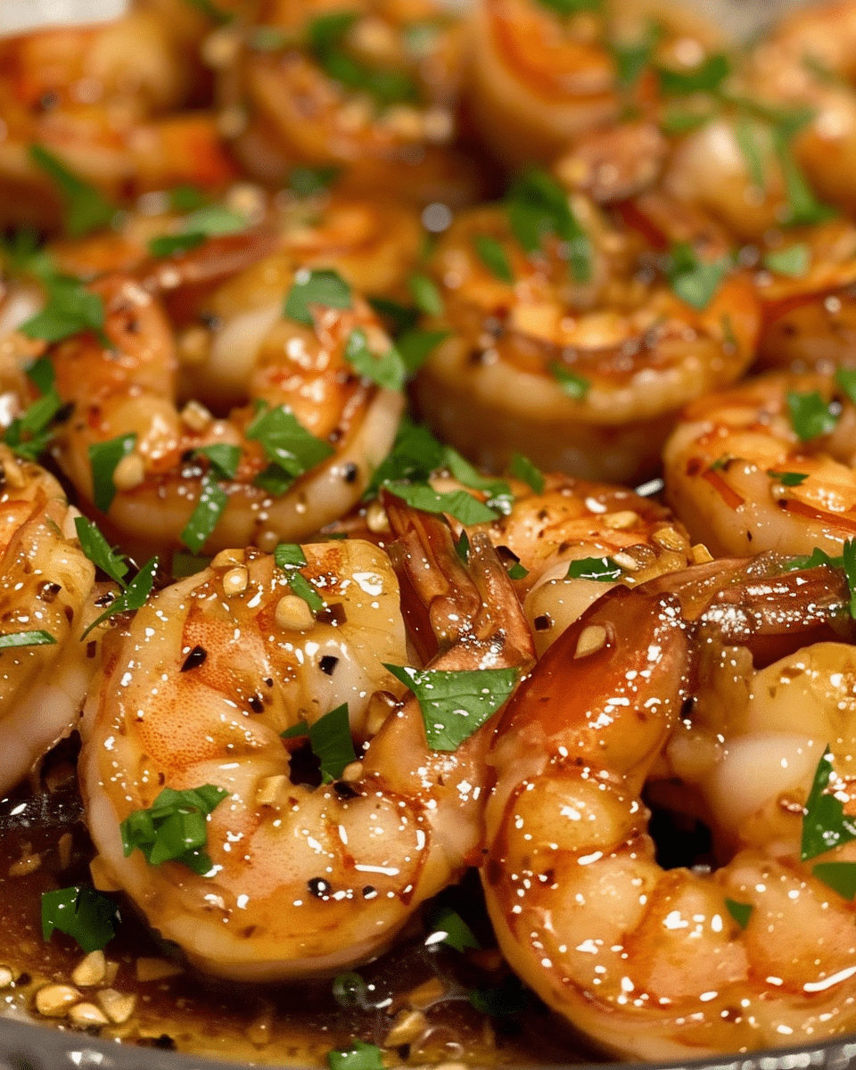 Buttery Honey Garlic Shrimp