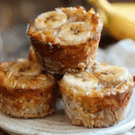 Banana Cottage Cheese Crustless Bread Minis