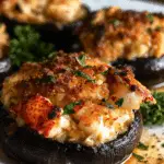 Lobster-Stuffed Portobello Mushrooms
