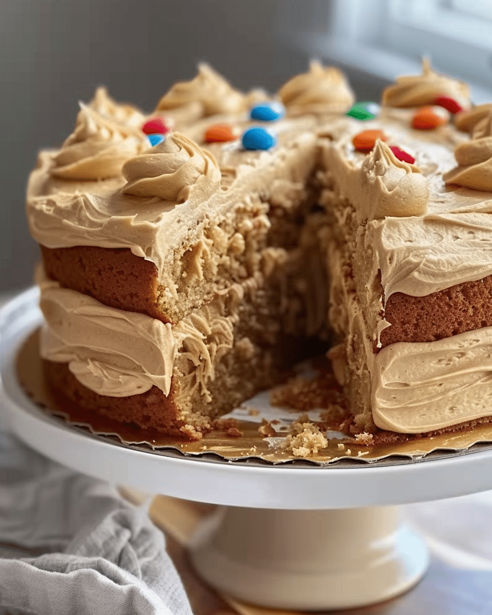 Peanut Butter Cake with Peanut Butter Frosting: Rich, Moist, and Totally Irresistible