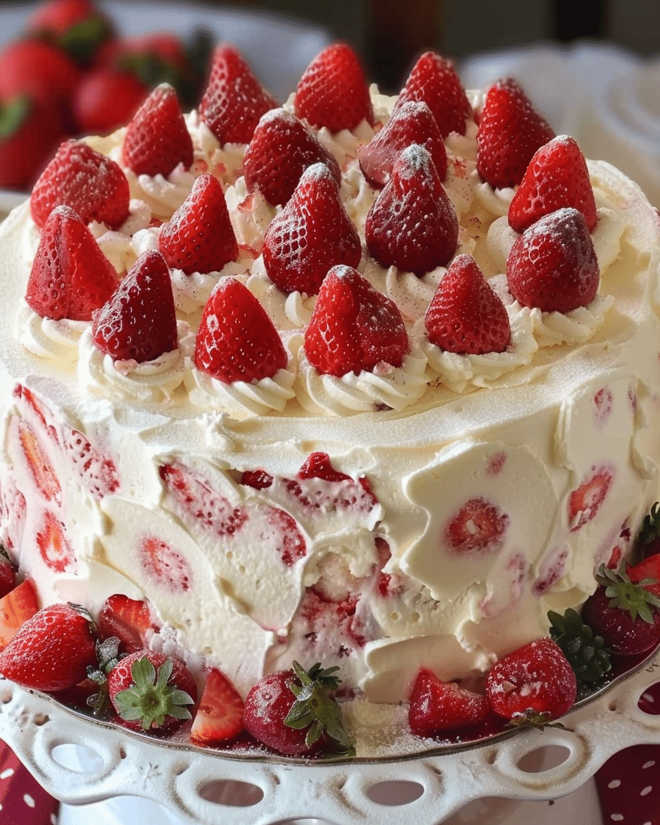 Strawberry Cheesecake Pound Cake