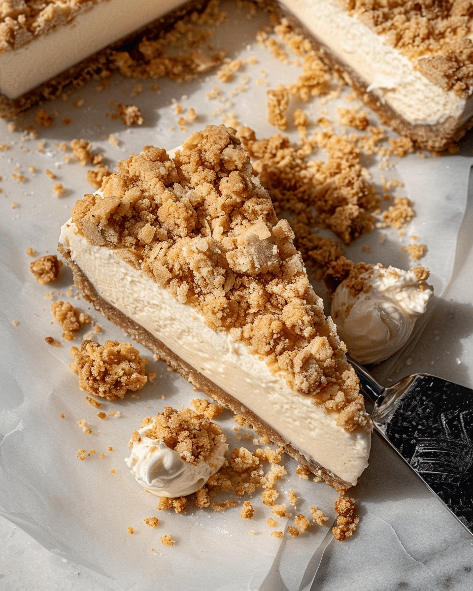 Apple Crumble Cheesecake