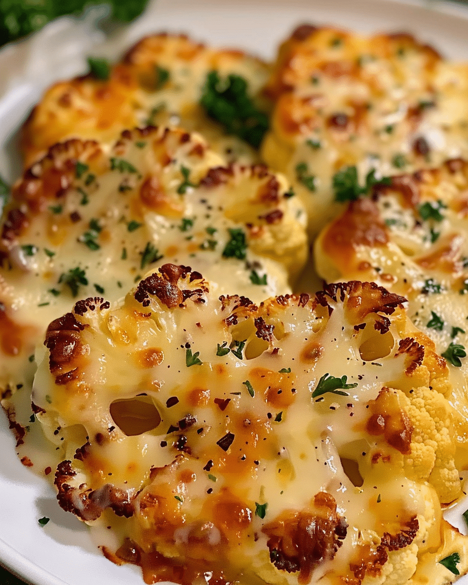 Cheesy Cauliflower Steaks – Easy, Delicious & Healthy