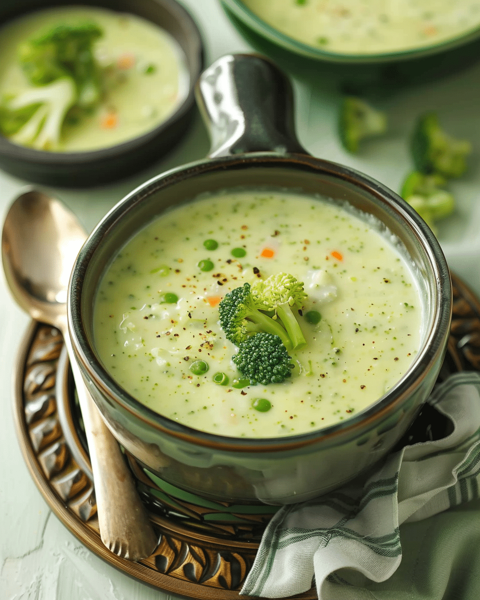 High Protein Broccoli Cheddar Soup