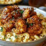 Irresistible Spicy Honey Pepper Chicken with Mac and Cheese