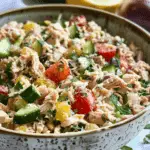 Quick Mediterranean Tuna Salad with No Mayo (Healthy)
