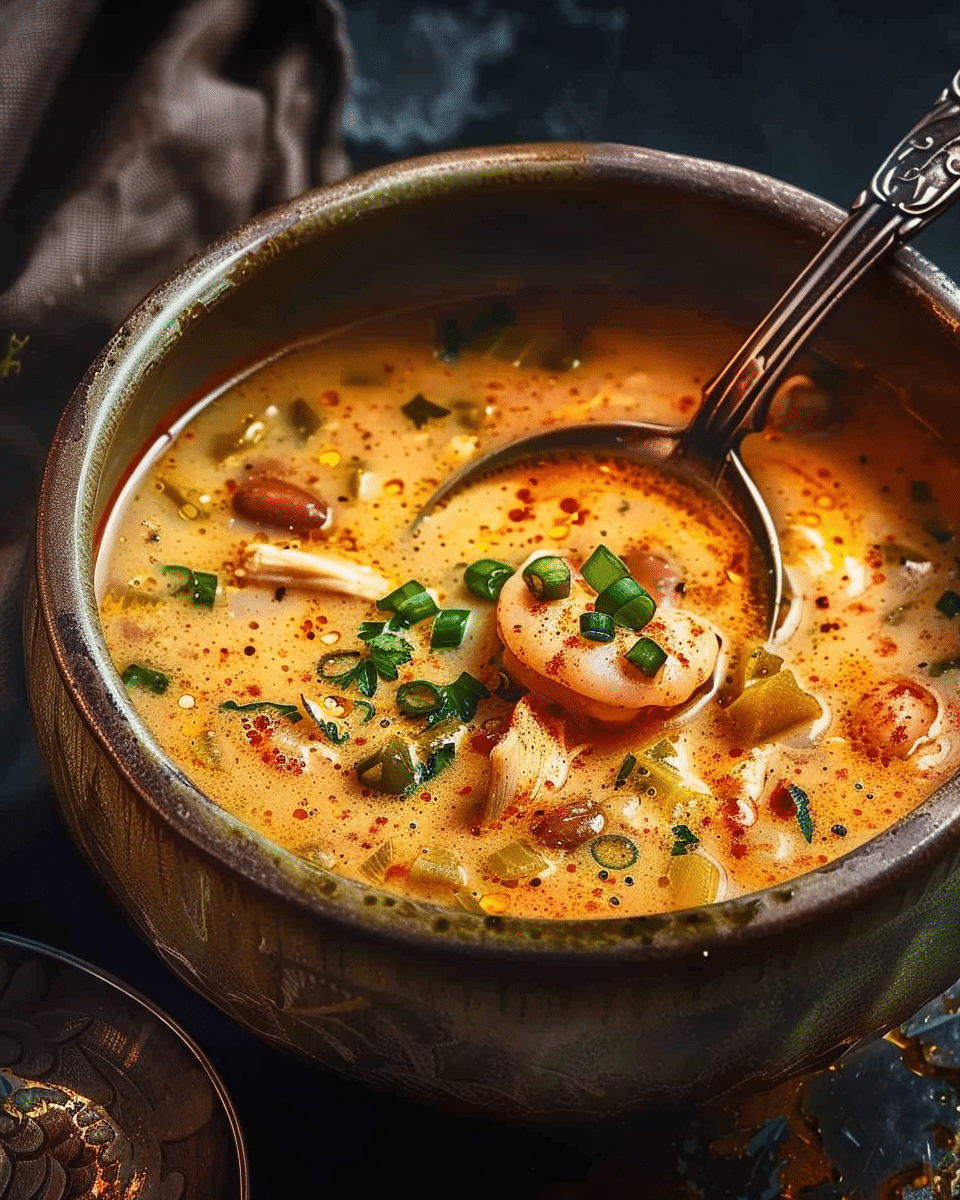 Cajun White Chicken Chili Delight