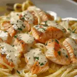 Creamy Garlic Salmon Pasta: A Rich and Elegant Weeknight Dinner