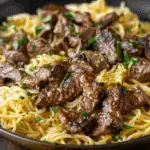 Savory Garlic Butter Steak Noodles in a Flash