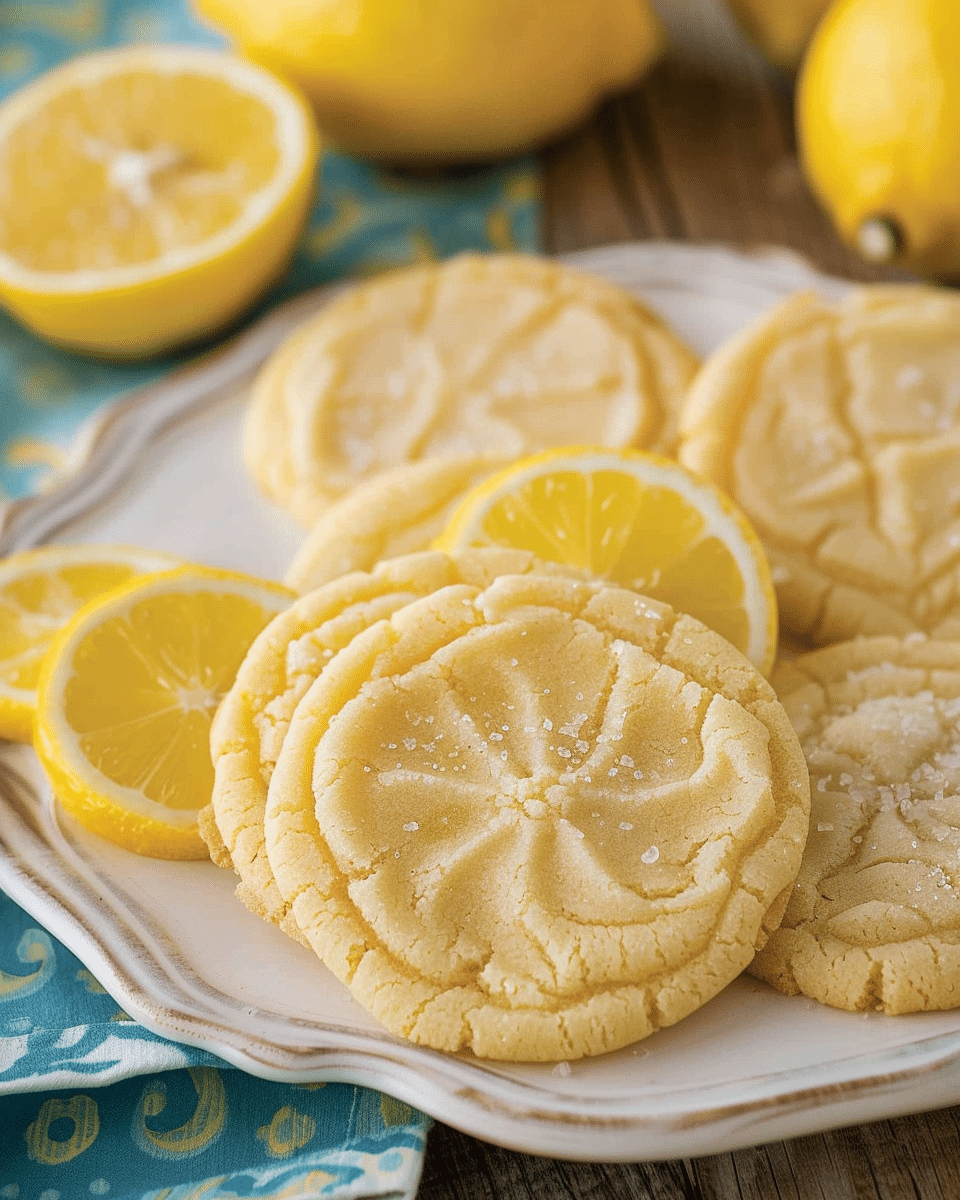 Lemon Sugar Cookie Recipe