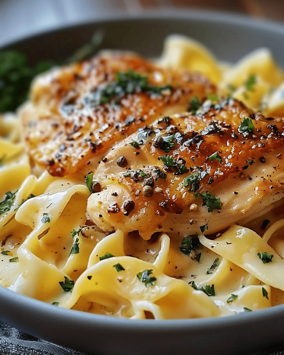 Chicken with Buttered Noodles