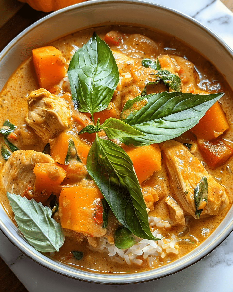 Chicken and Pumpkin Thai Curry