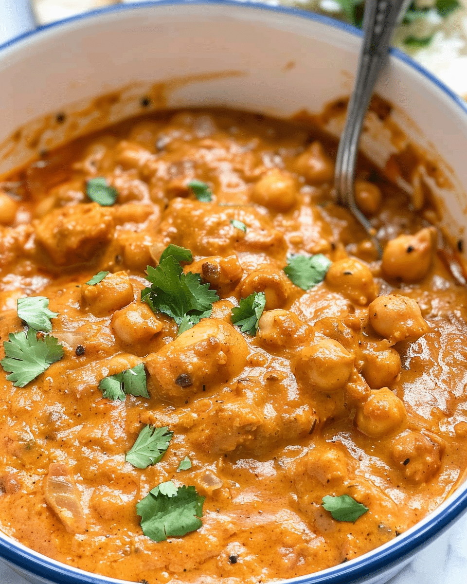 Creamy Chickpea Tikka Masala Recipe