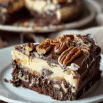 Chocolate Pecan Ooey Gooey Butter Cake