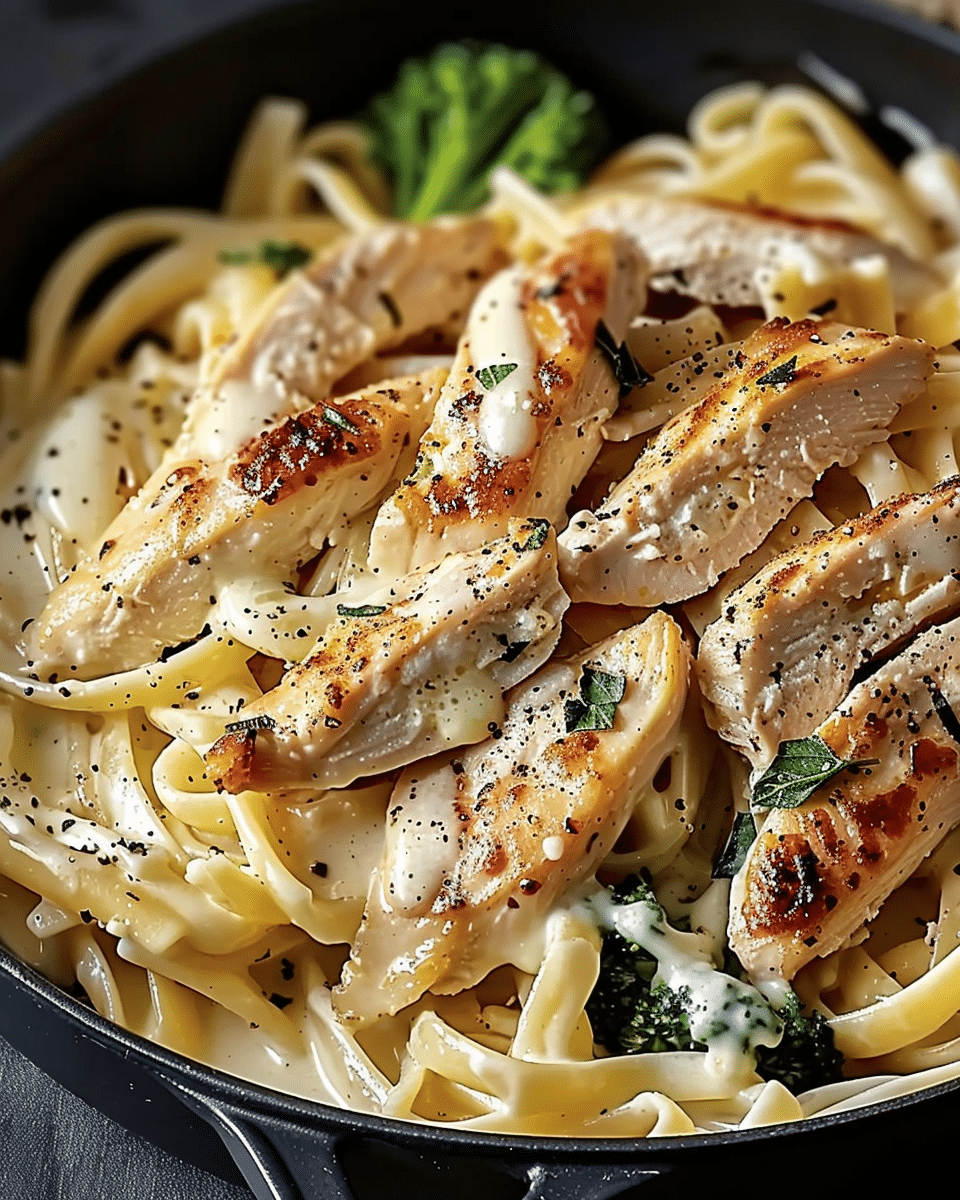 Creamy White Cheddar Chicken Pasta
