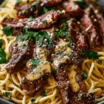 Garlic Butter Steak Lightning Noodles Recipe