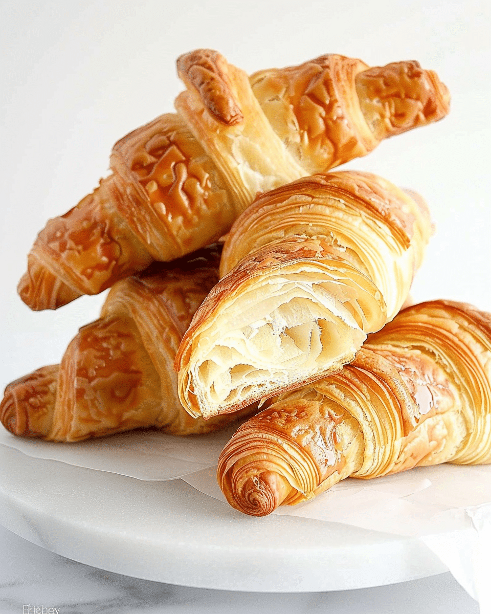 Homemade Flaky Croissants Recipe