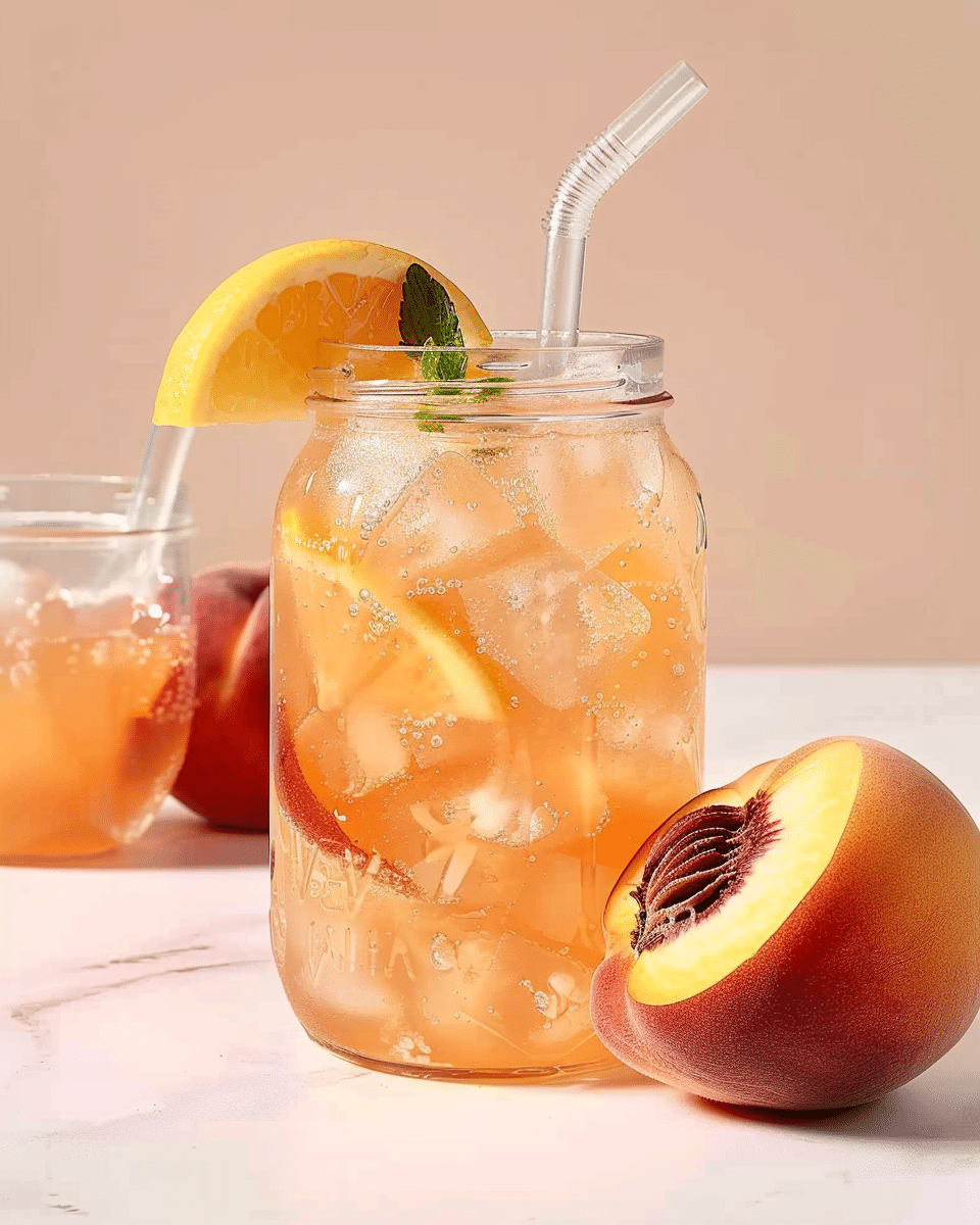 How to Make Peach Lemonade