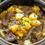 Slow Cooker Steak and Cheddar Potato Casserole Recipe