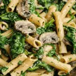 Spinach Mushroom Pasta