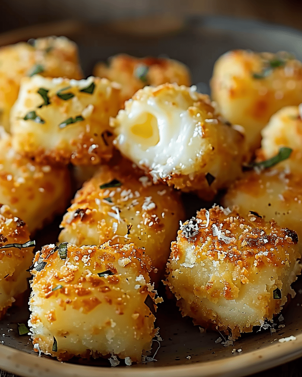 Cheesy Parmesan Mozzarella Bites