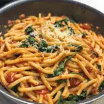 One-Pot Spinach Tomato Pasta