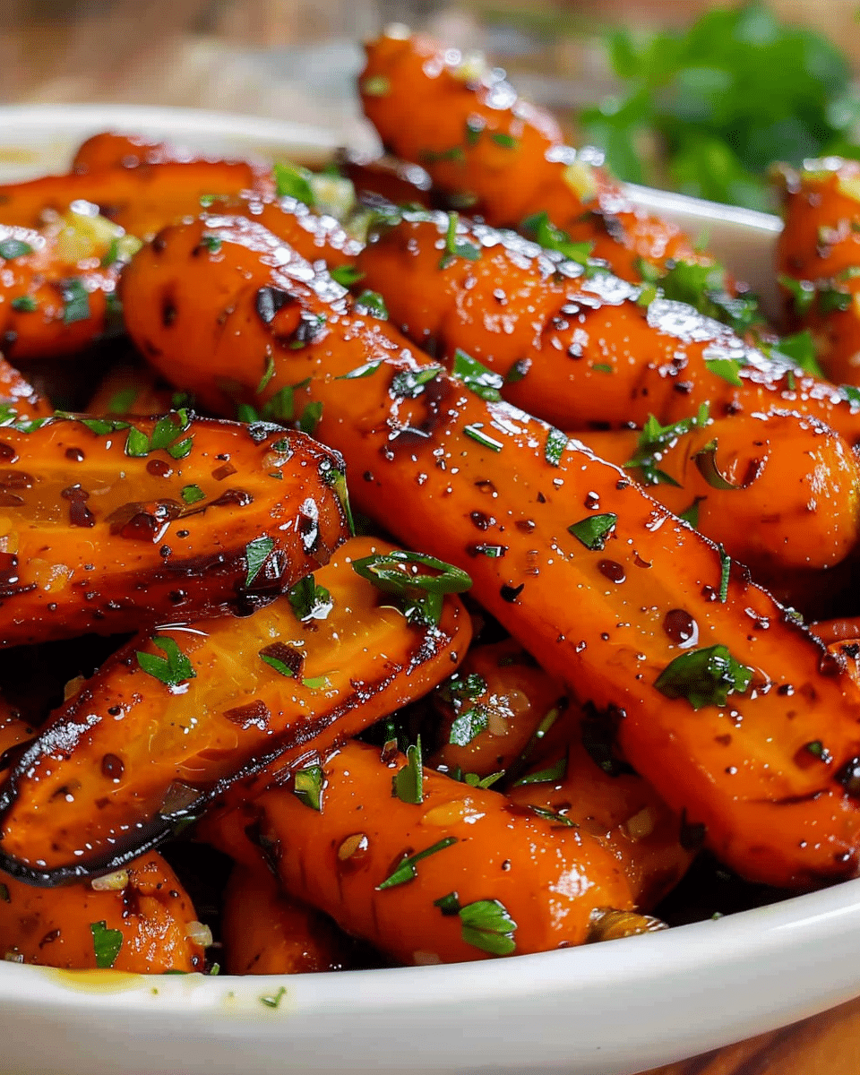 Sweet Garlic Carrots