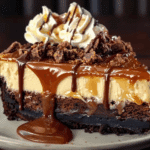 Caramel Brownie Cheesecake
