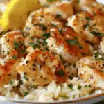 Flavor-Packed Chicken Scampi with Garlic Parmesan Rice