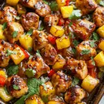 Hawaiian Chicken Sheet Pan