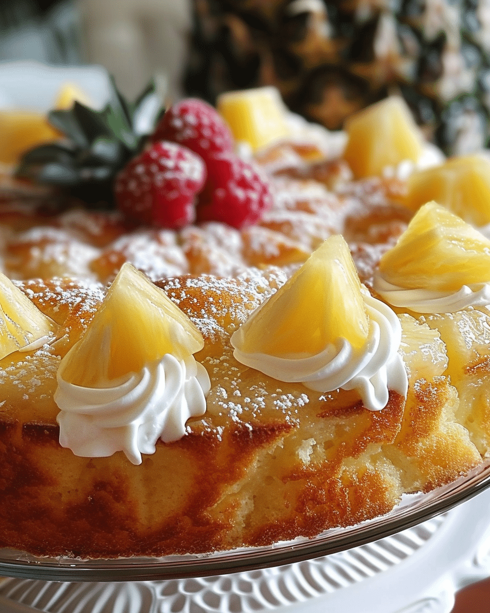 Juicy Pineapple Heaven Cake
