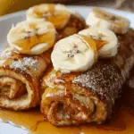 Peanut Butter Banana French Toast Roll-Ups