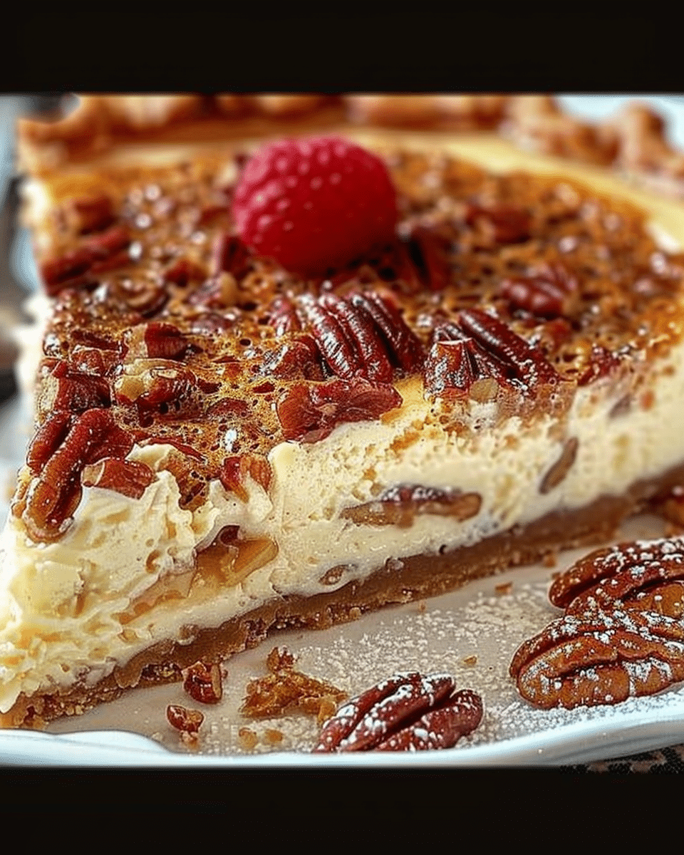 Pecan Cheesecake Pie
