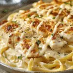 Baked Cream Cheese Chicken Alfredo