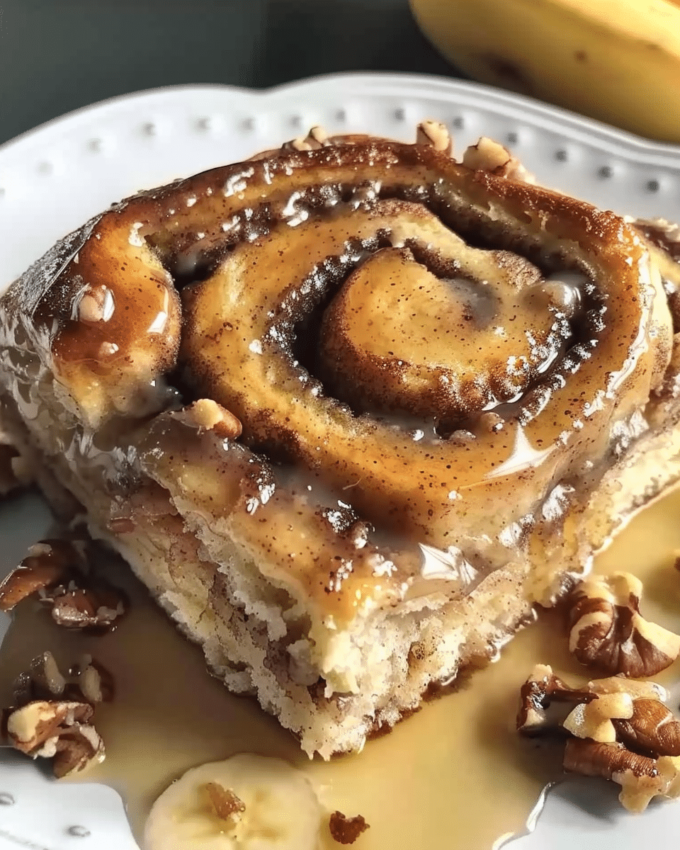 Banana Bread Cinnamon Rolls