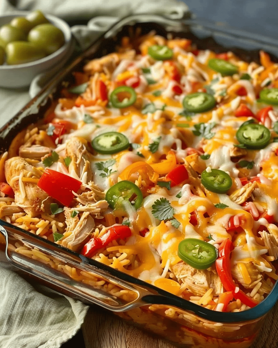 Fajita Chicken Casserole